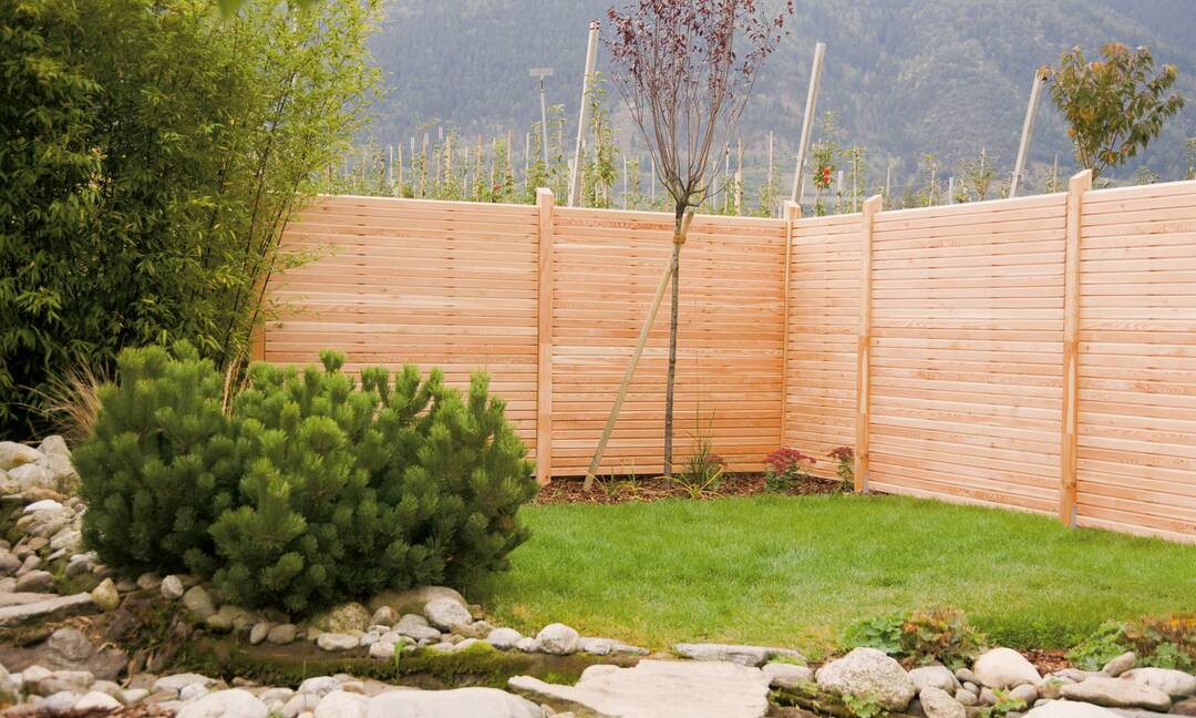 Spannende Sichtschutz Holz Hornbach Ebenbild