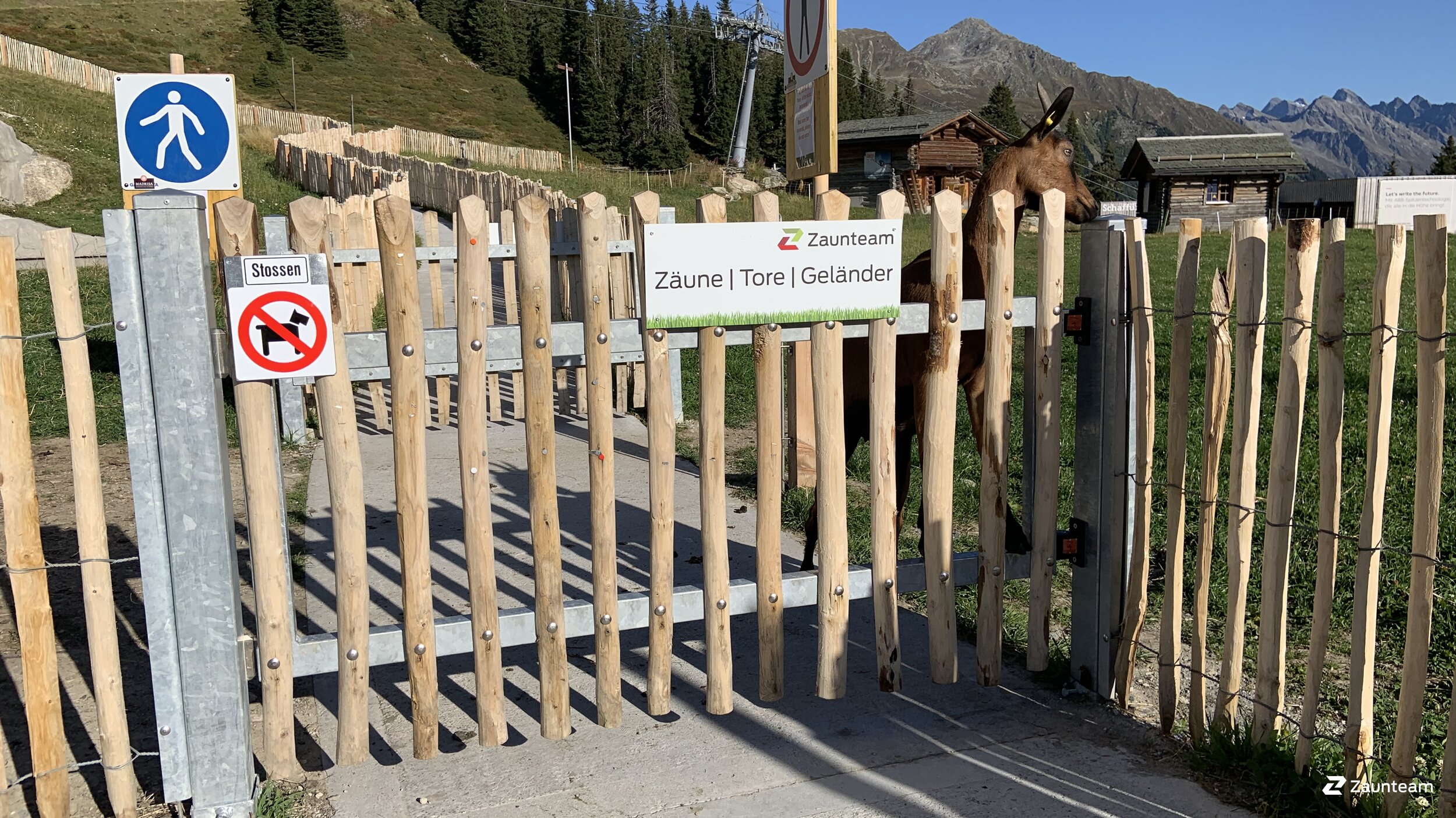 Gartentüren und Gartentore aus dem 2019 in 7252 Klosters Dorf Schweiz von Zaunteam Heidiland.