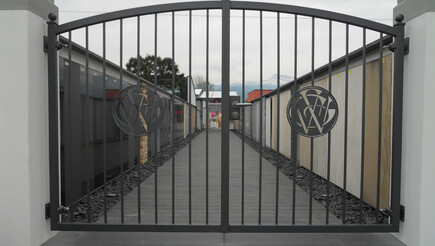 Zaunspitze 212W Zaunornament Garten Tore aus Stahl Metall 140x23 mm, 23x23 mm 