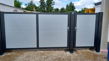 Aluzaun aus dem 2021 in 06869 Coswig (Anhalt) Deutschland von Zaunteam Fläming.