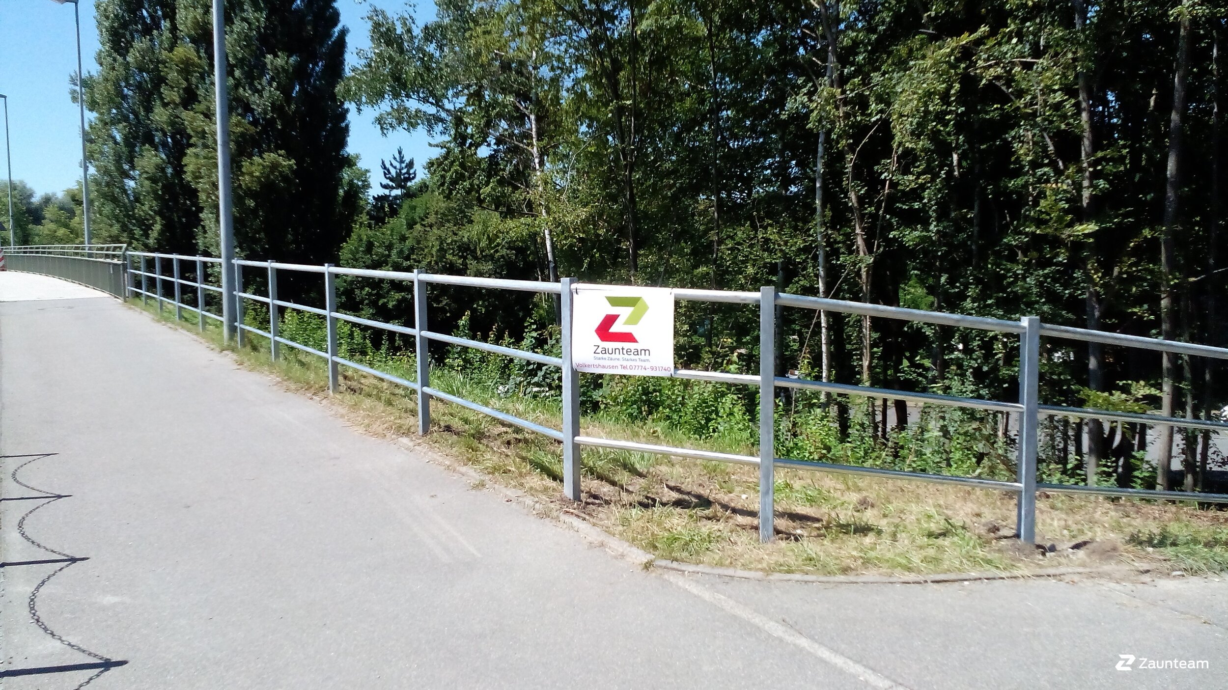 Wegzäune aus dem 2016 in 78315 Radolfzell Deutschland von Zaunteam Konstanz-Hegau.
