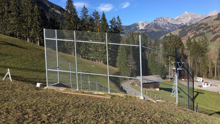 Diagonalgeflecht aus dem 2018 in 3775 Lenk Schweiz von Zaunteam Berner Oberland.